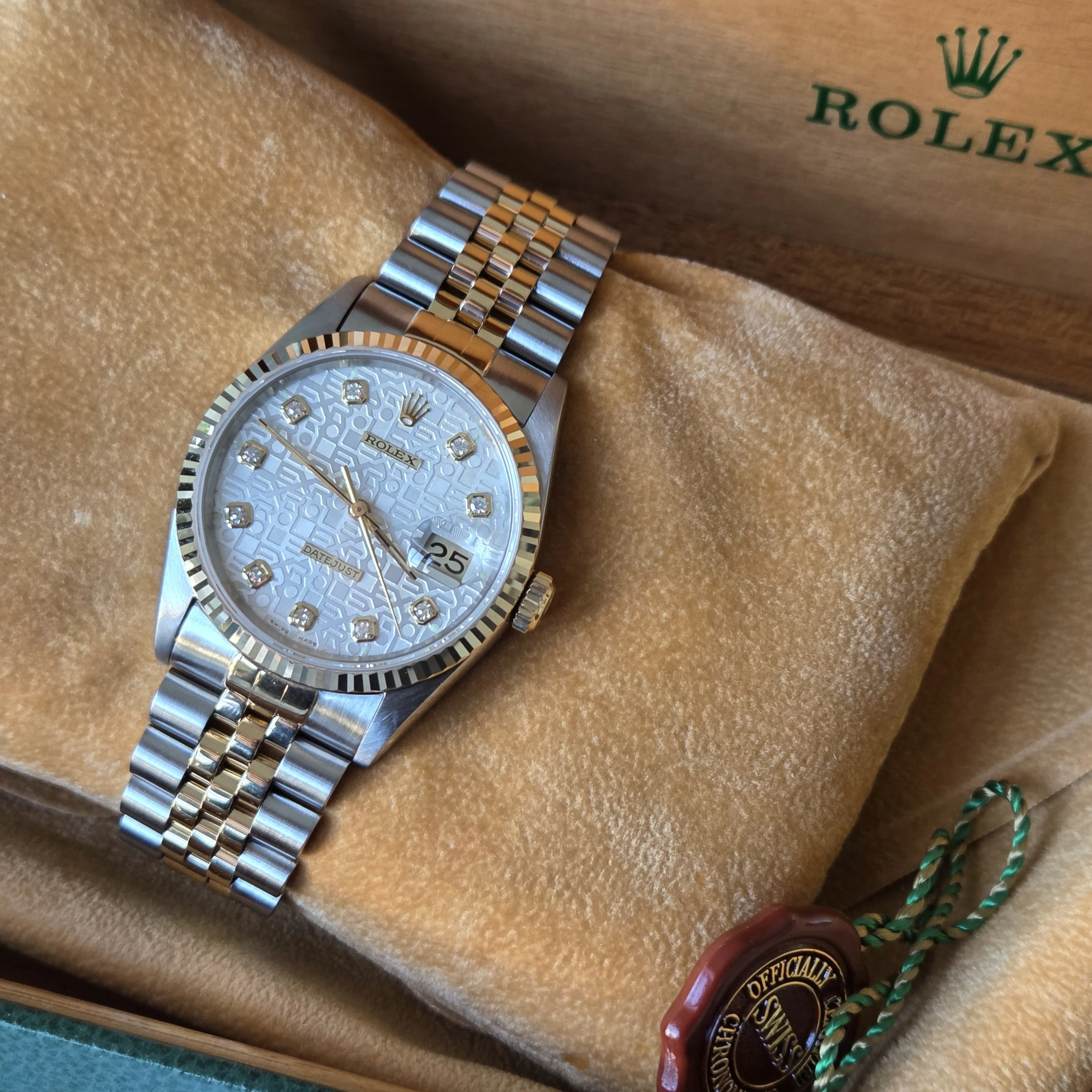 36mm jubilee big diamond datejust bracelet
