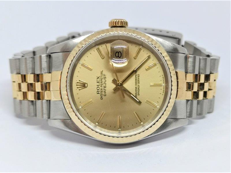 Steel and Gold Classic Rolex bracelet