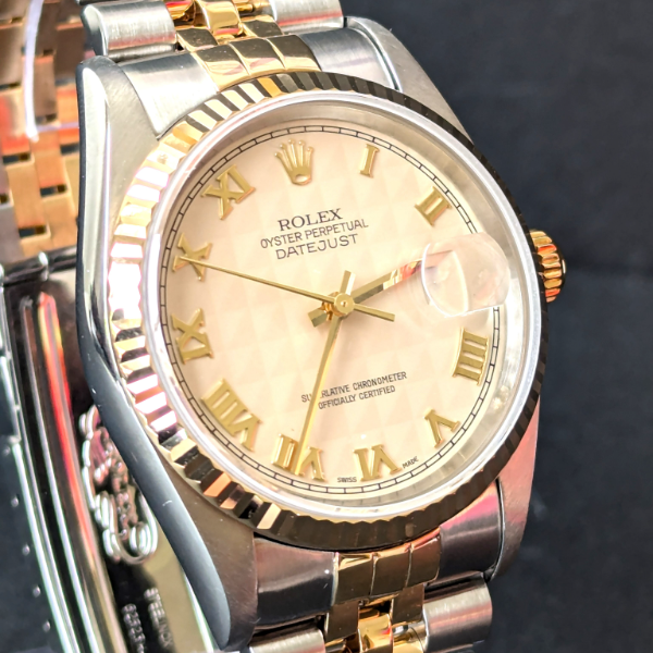 Pyramid Dial Rolex DateJust 36mm front