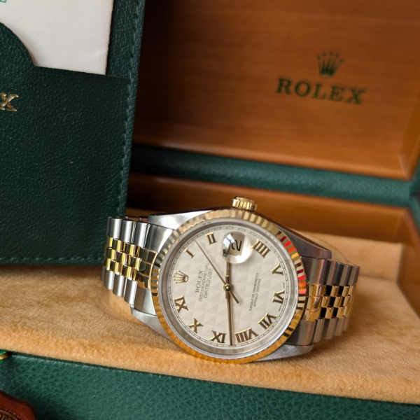 Pyramid Dial Rolex DateJust 36mm bracelet