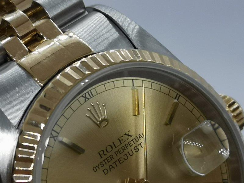 Just Serviced! Classic Steel and Gold Rolex side