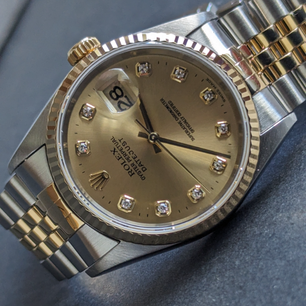 Big Diamond Gents DateJust bracelet