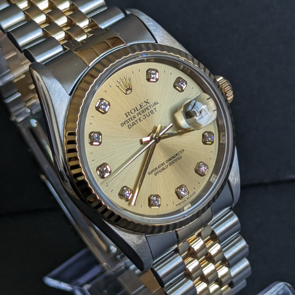 Big Diamond Gents DateJust clasp