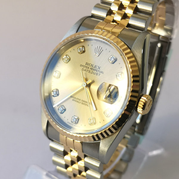 Diamond dial 36mm DateJust  front
