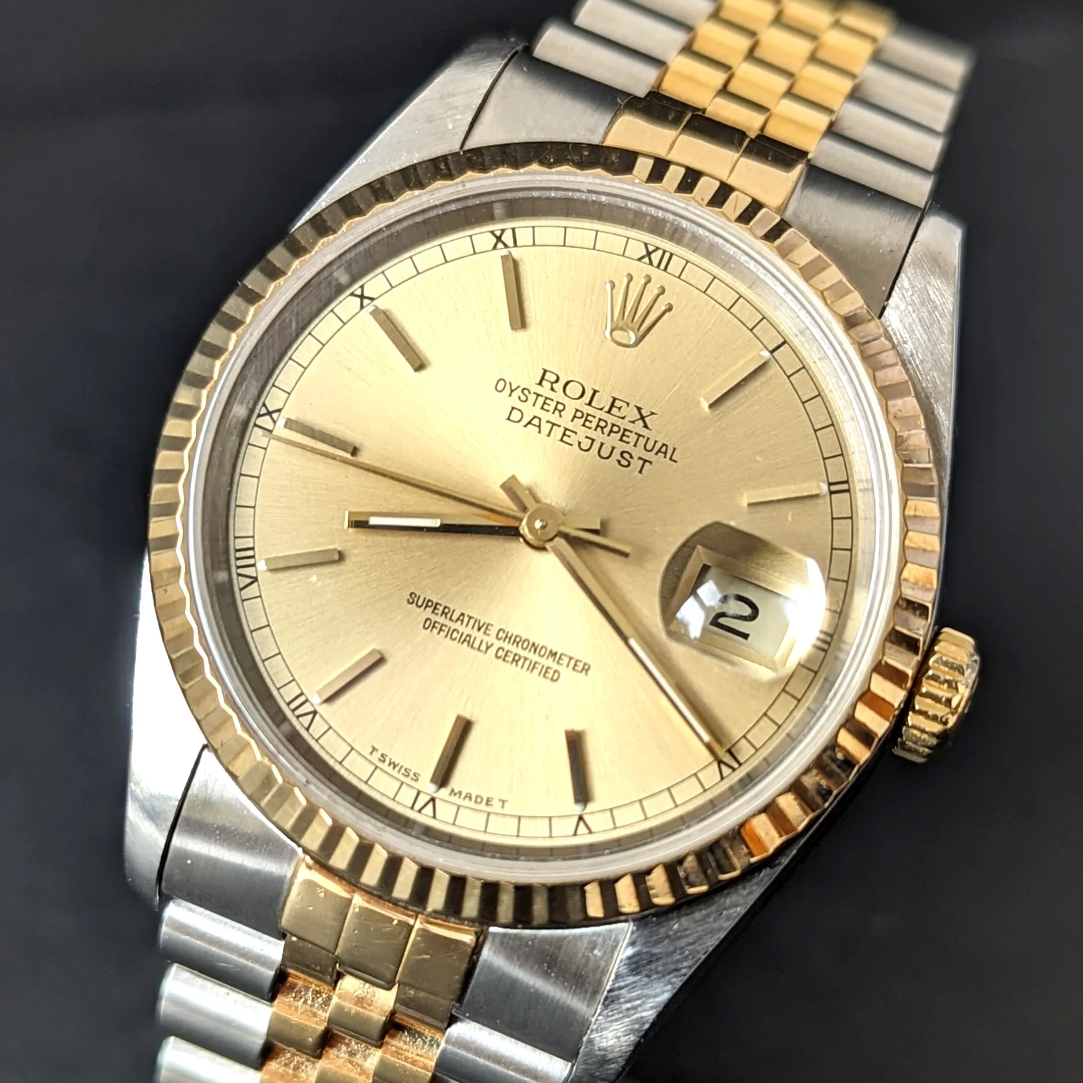 Exceptional value gents Rolex front