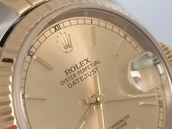 Gents Rolex DateJust 36mm dial