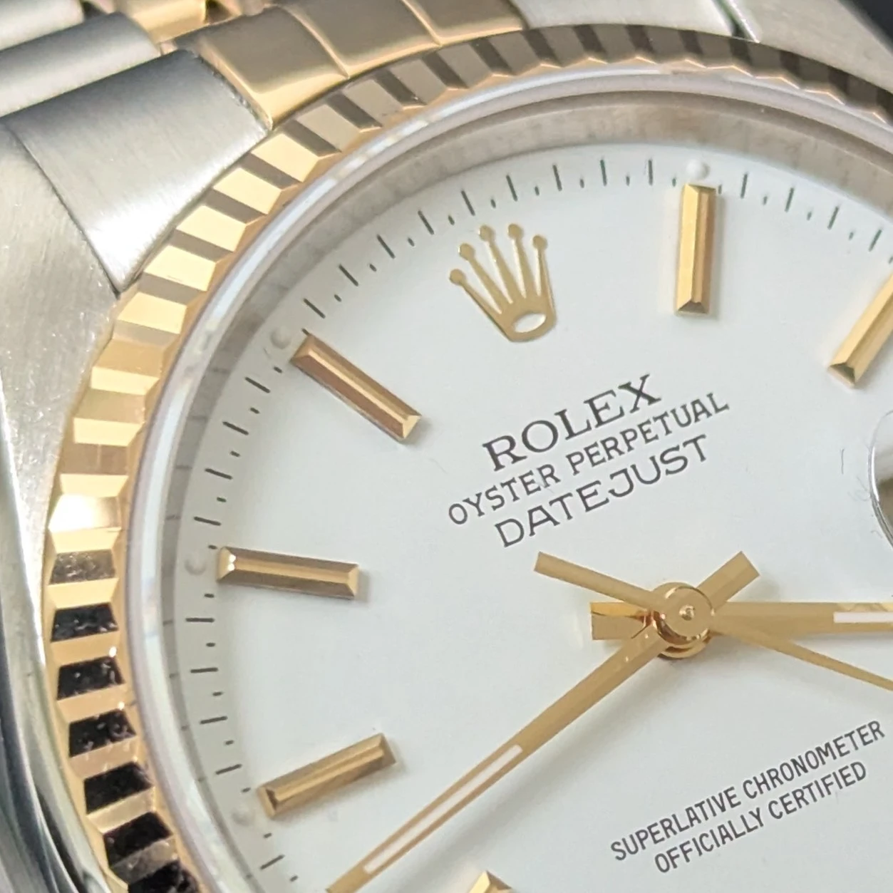 Gents white Dial DateJust 36mm