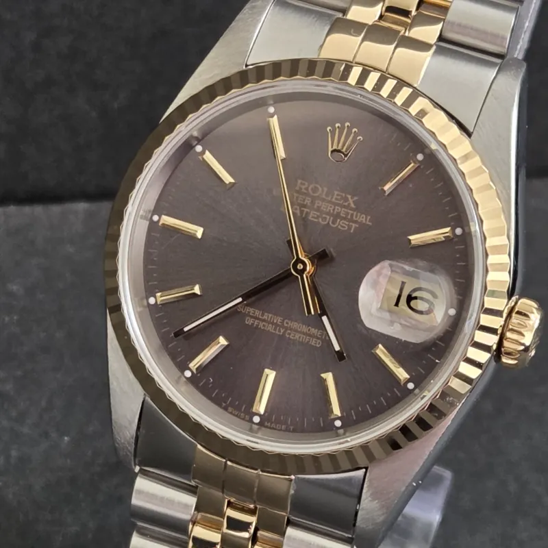 Grey Dial Bi-Metal DateJust 36mm