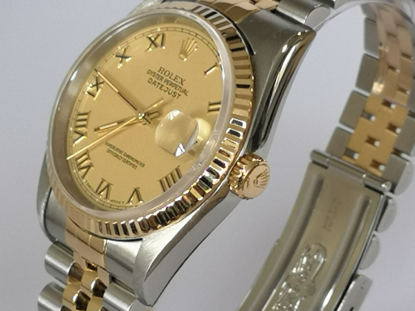 Roman Numeral Dial DateJust 36mm front