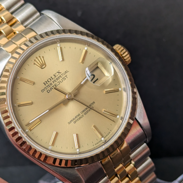 Vintage Rolex Datejust 36mm side