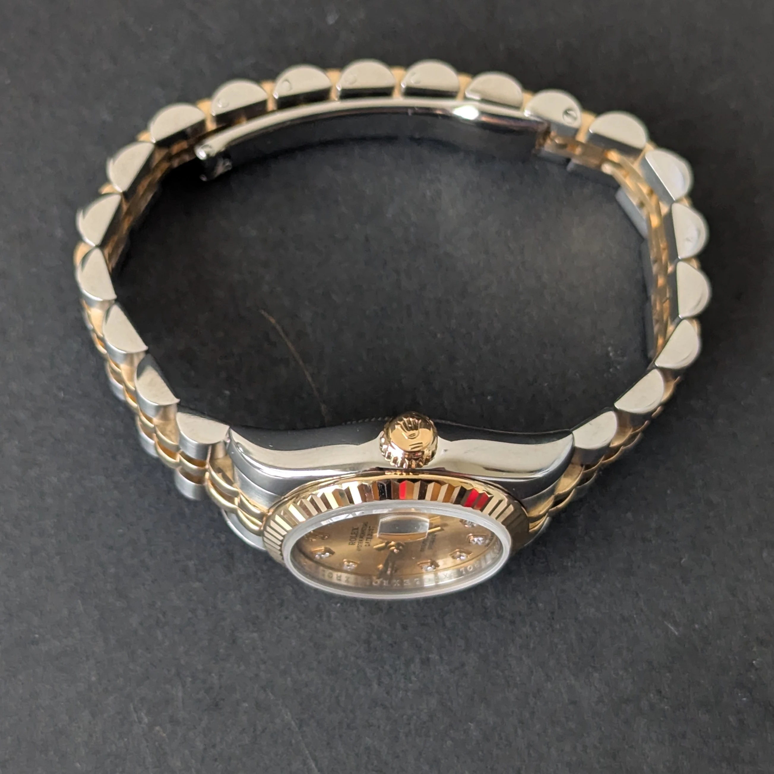 Concealed clasp lady-datejust  bracelet