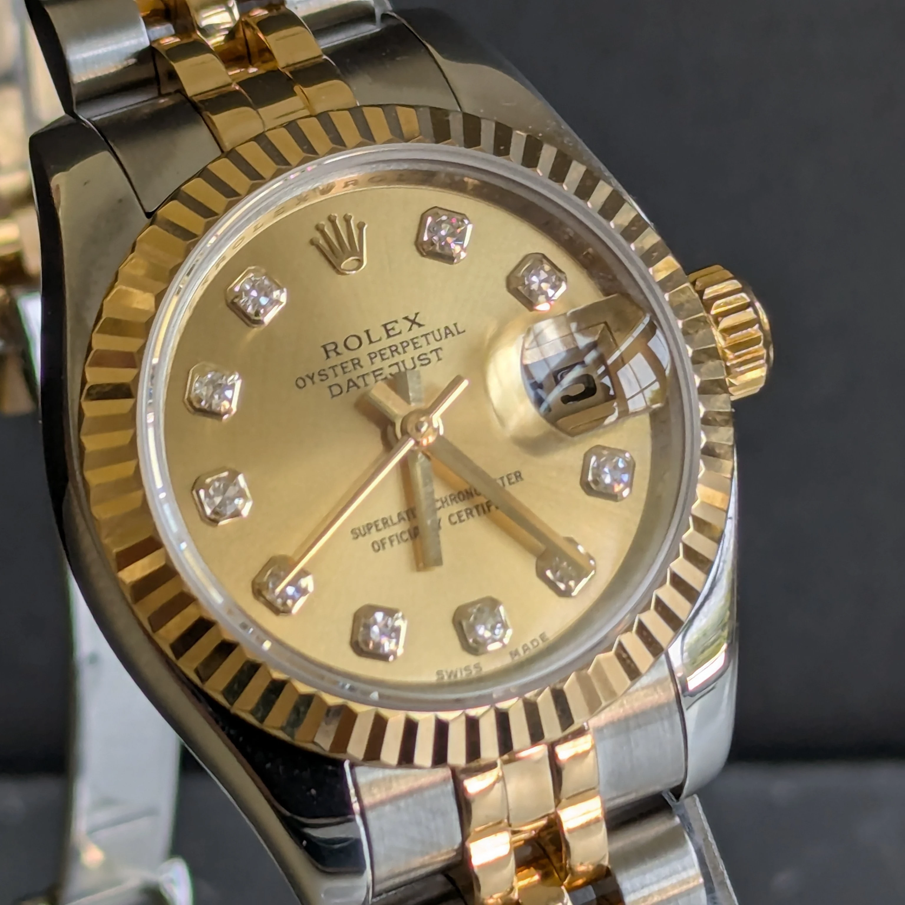 Concealed clasp Rolex datejust 26mm