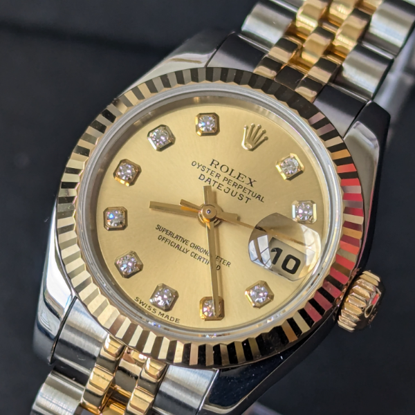 Concealed clasp Rolex datejust 26mm dial