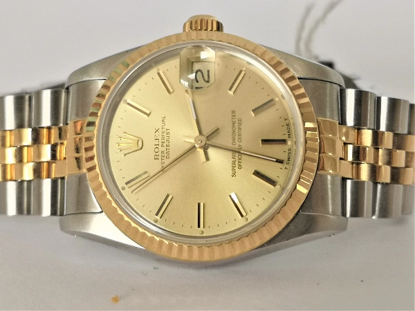 Rolex DateJust Midi Bi-Metal clasp
