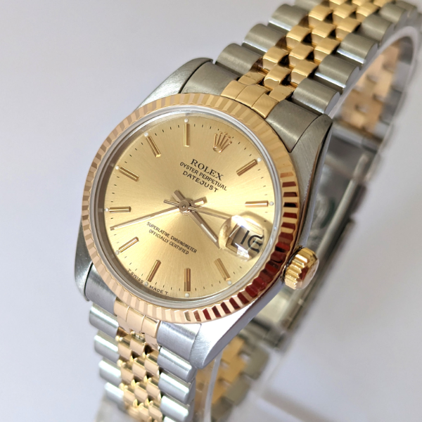 Steel & Gold 31mm DateJust front