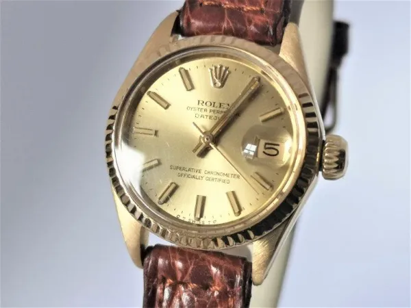 Vintage Gold Lady DateJust dial