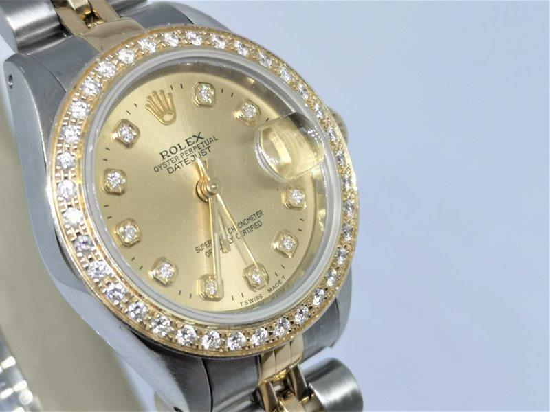 Lady DateJust with Dazzling Diamonds front