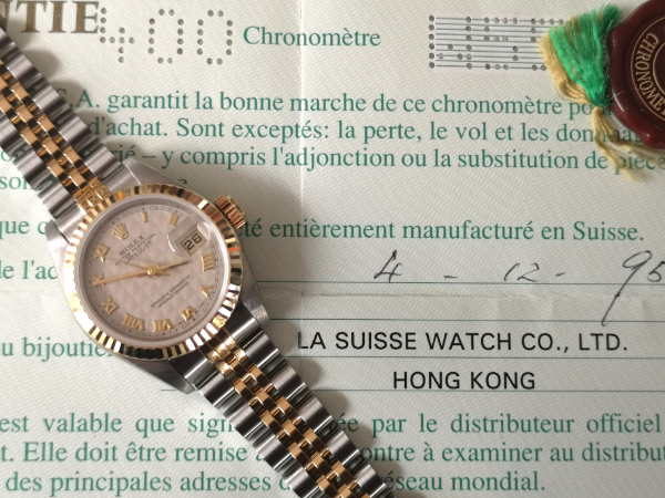 Rolex with pyramid dial