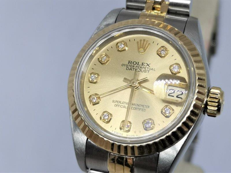 Lady DateJust with Diamond Dial dial