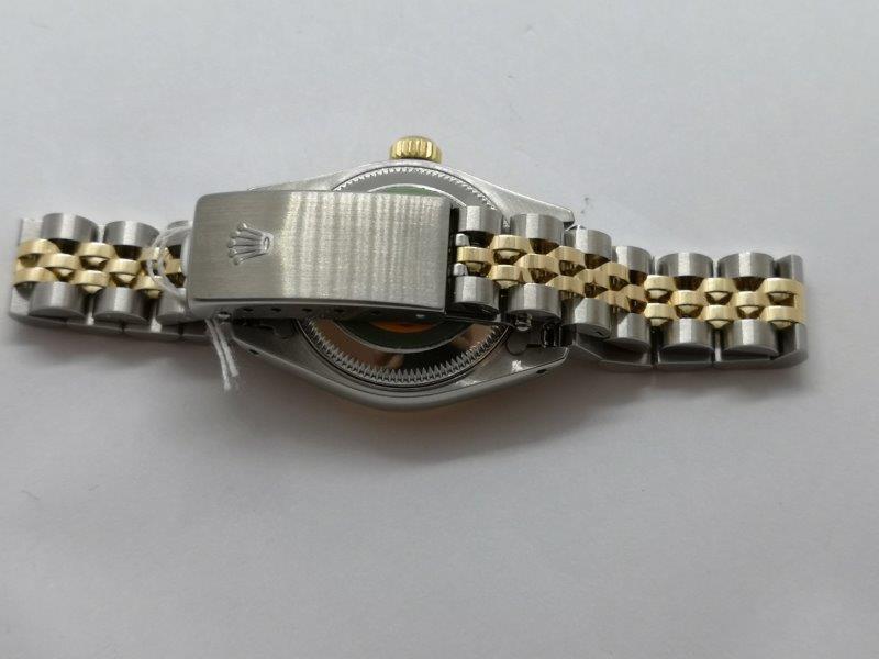 Rolex DateJust with original diamond dot dial crown