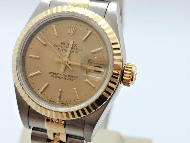 Rolex DateJust with Champagne Dial dial