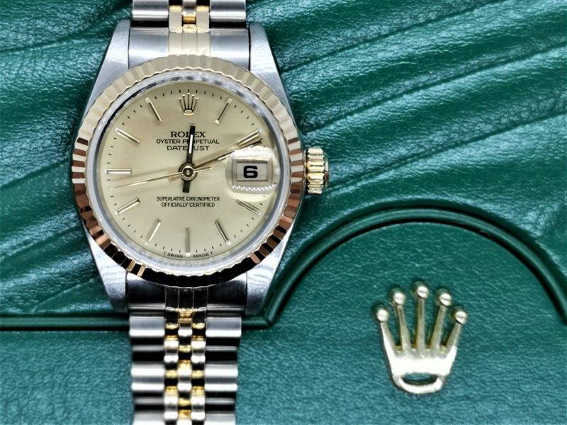 Rolex DateJust with Champagne Dial clasp