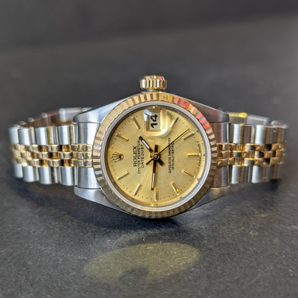 Champagne 26mm Rolex Datejust 26mm crown