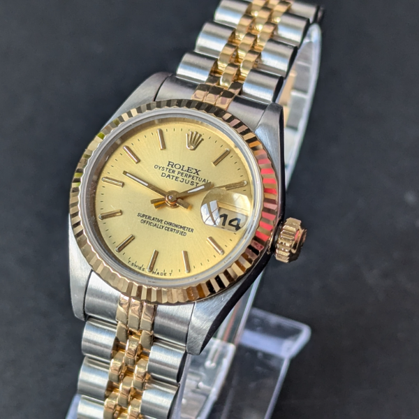 Champagne 26mm Rolex Datejust 26mm bracelet