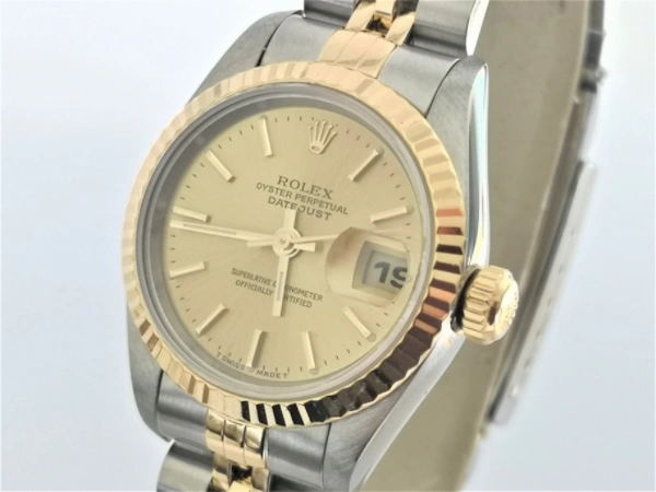 Champagne dial ladies Rolex dial