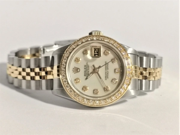 MOP Diamond 26mm Rolex DateJust with B&P dial