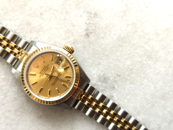 Preowned Ladies Rolex DateJust crown