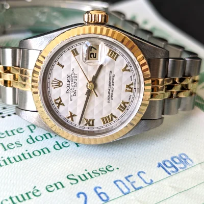 Pyramid dial 26mm DateJust side