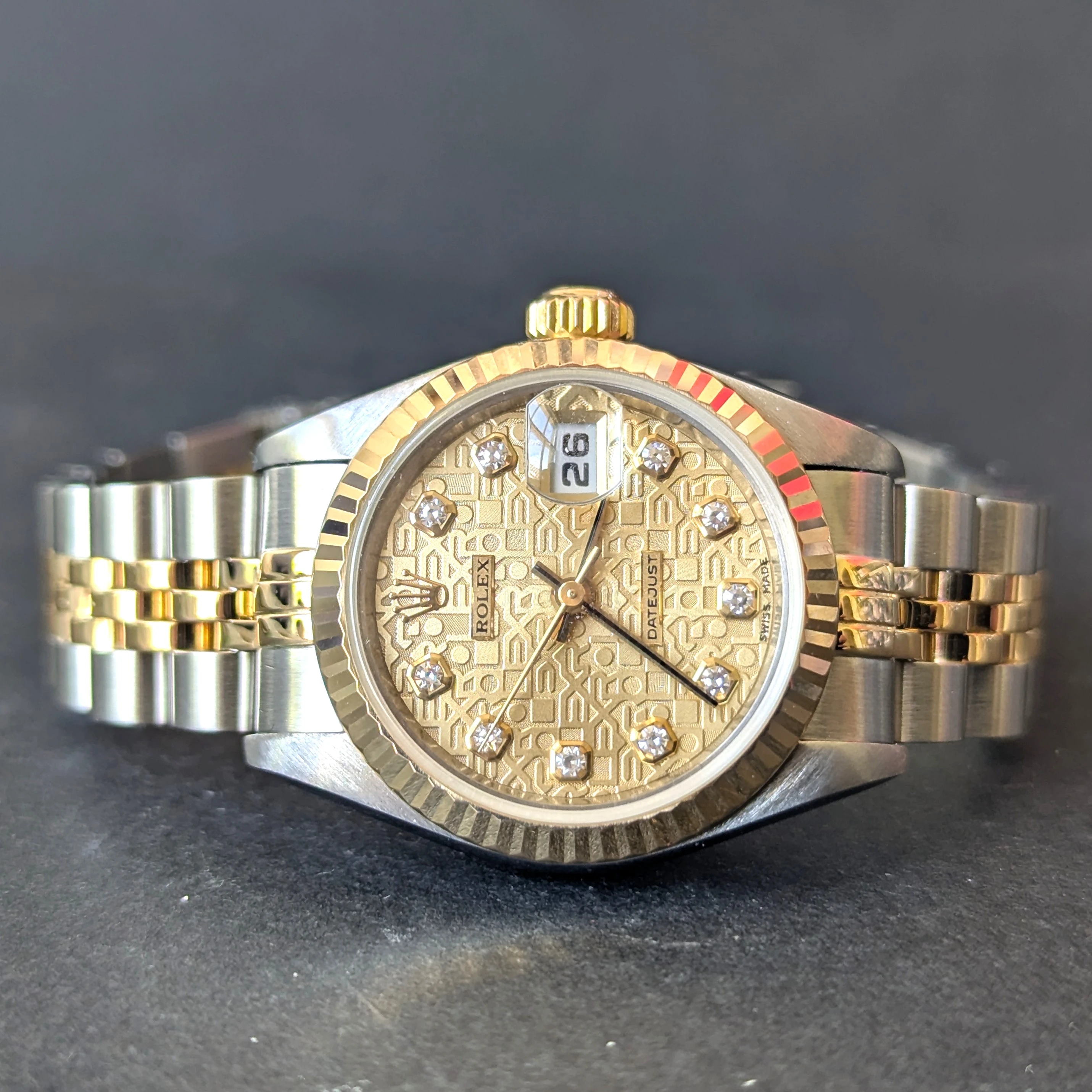 Rare Diamond Ladies Rolex  crown