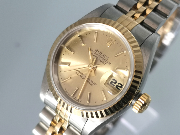 Rolex DateJust for her front