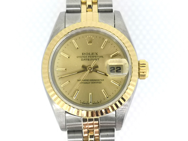 Rolex DateJust for her crown