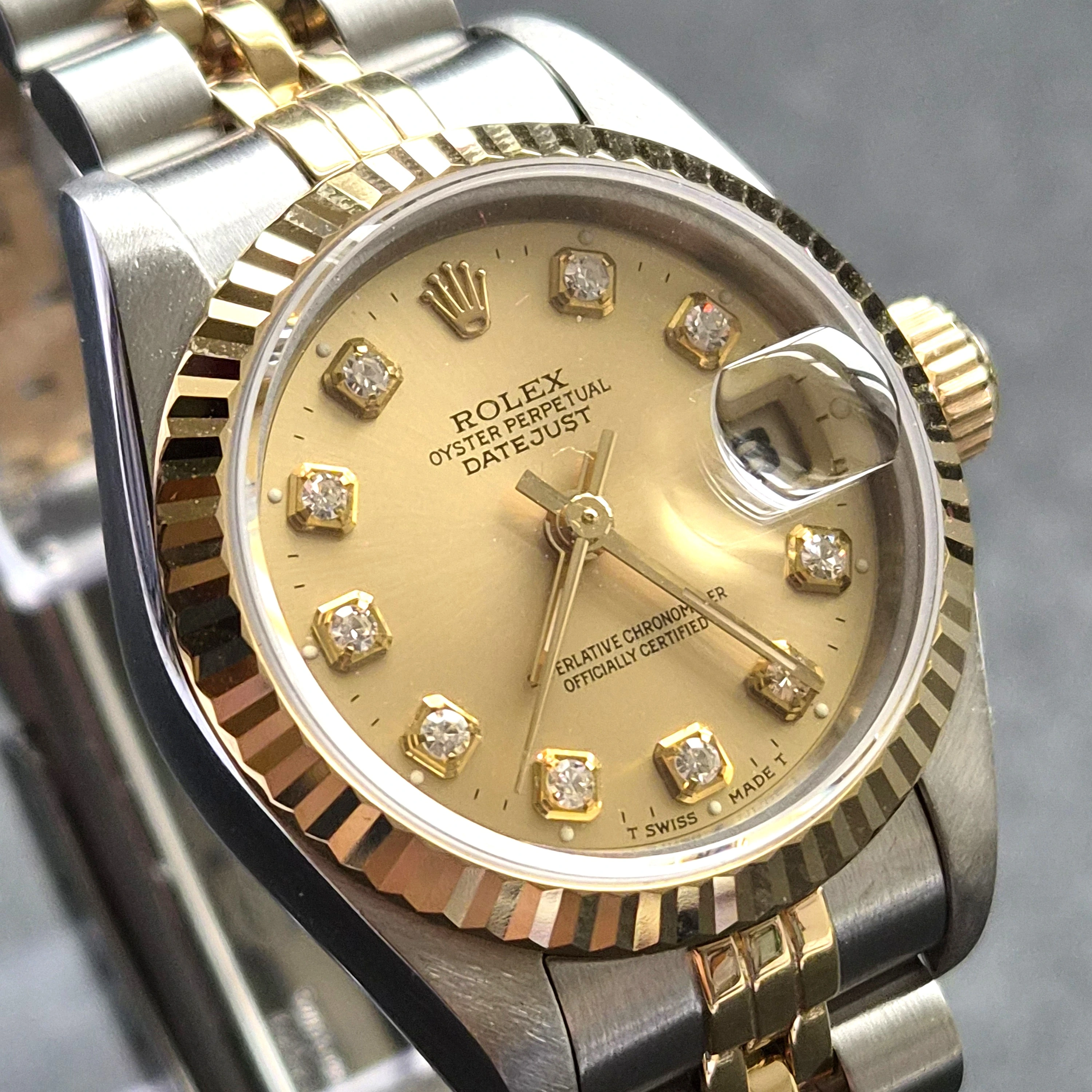 Vintage Champagne Diamond Dial  dial
