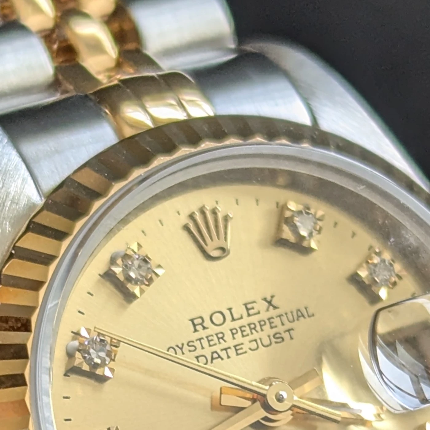 Vintage Diamond 26mm Rolex DateJust