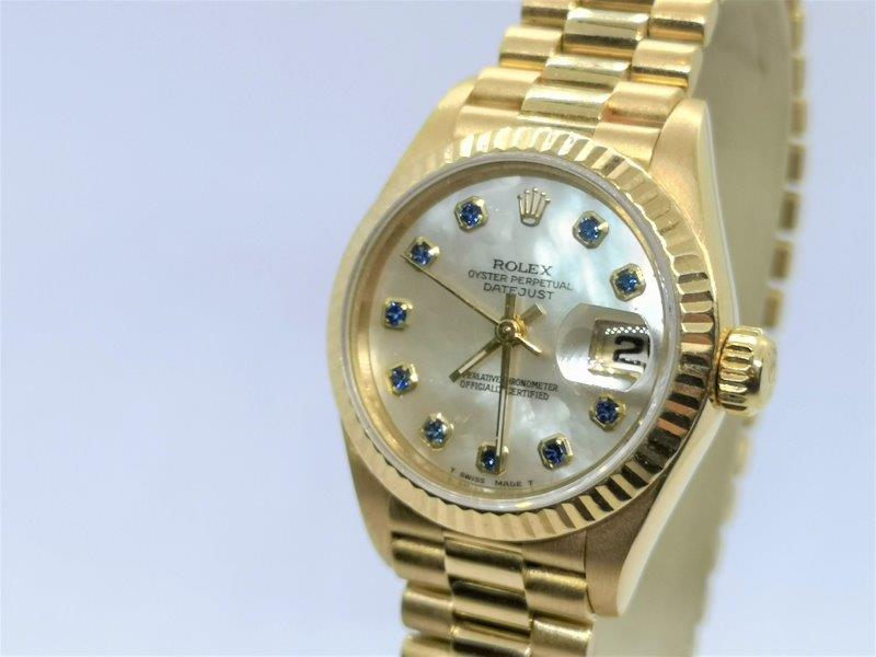 Gold Rolex Lady-DateJust 26mm front