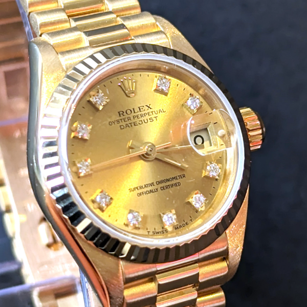 Gold Diamond Dial 26mm dial