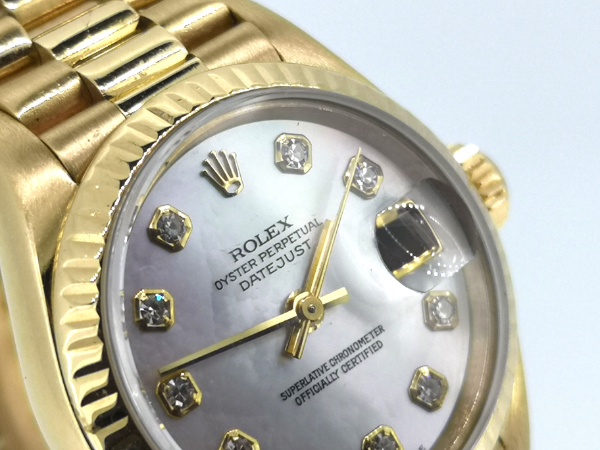 Gold Lady-DateJust president  front