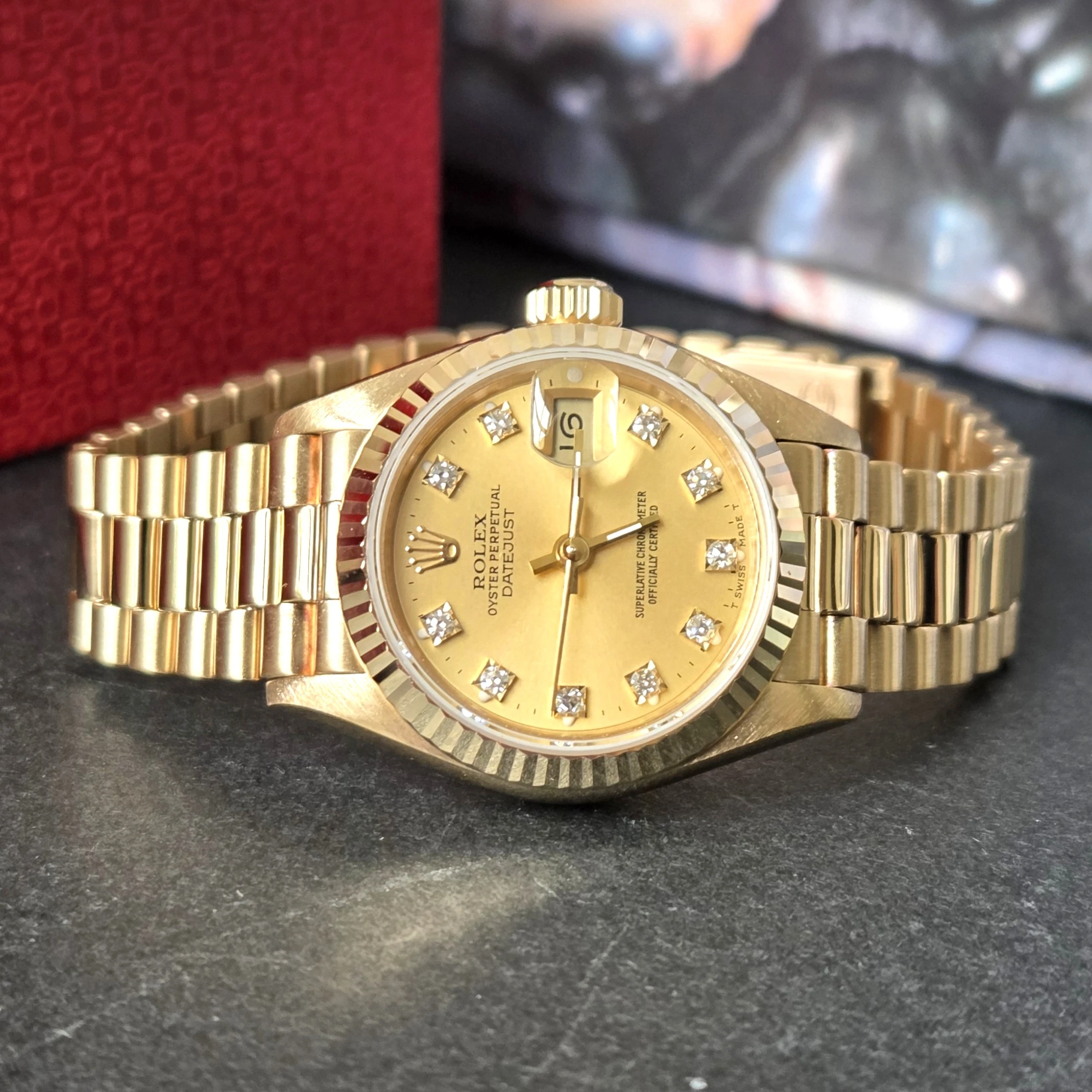 Vintage Gold Ladys Rolex front