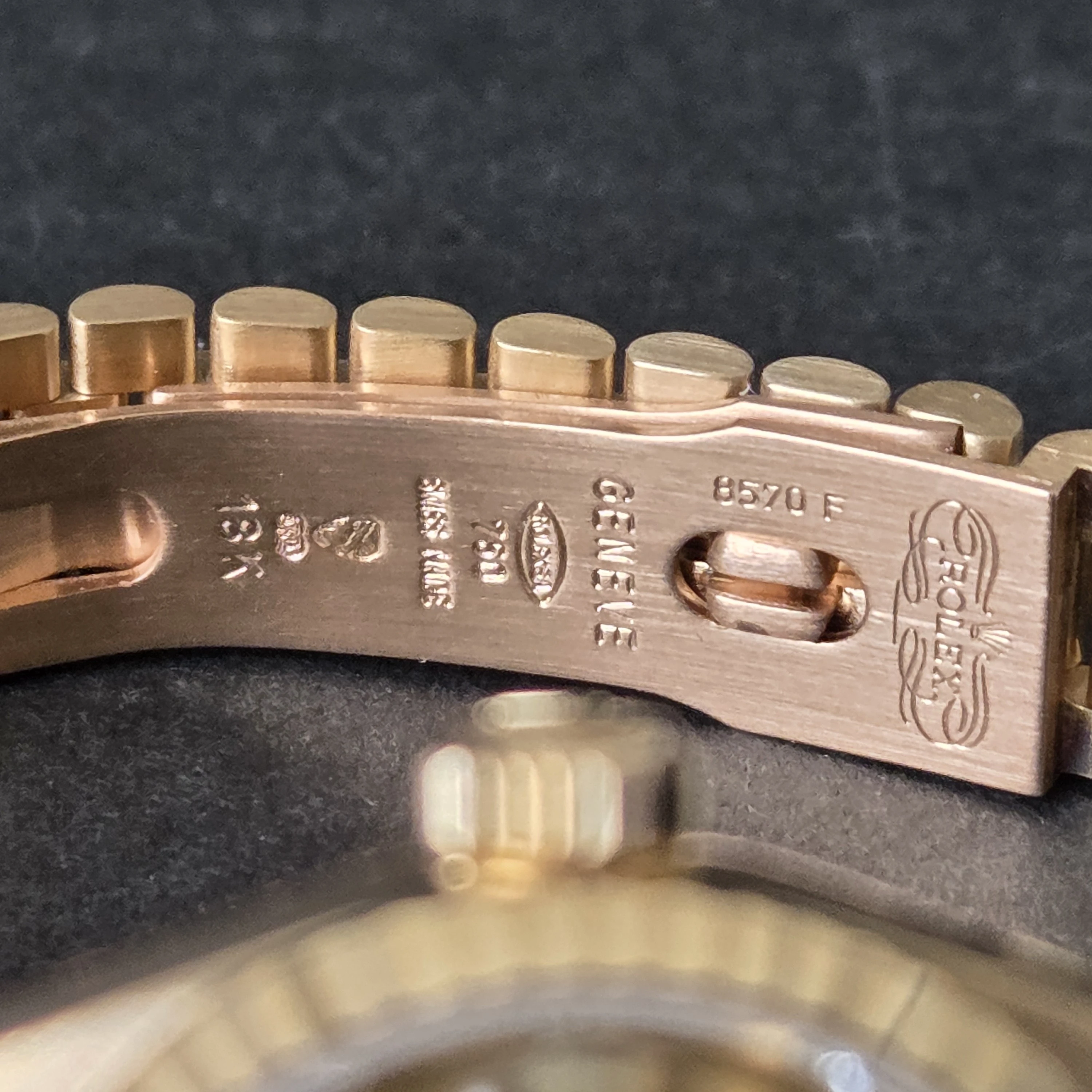 Vintage Gold Ladys Rolex clasp