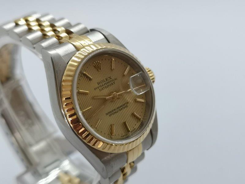 Classic Rolex Champagne, Gold combination on a Jubilee bracelet