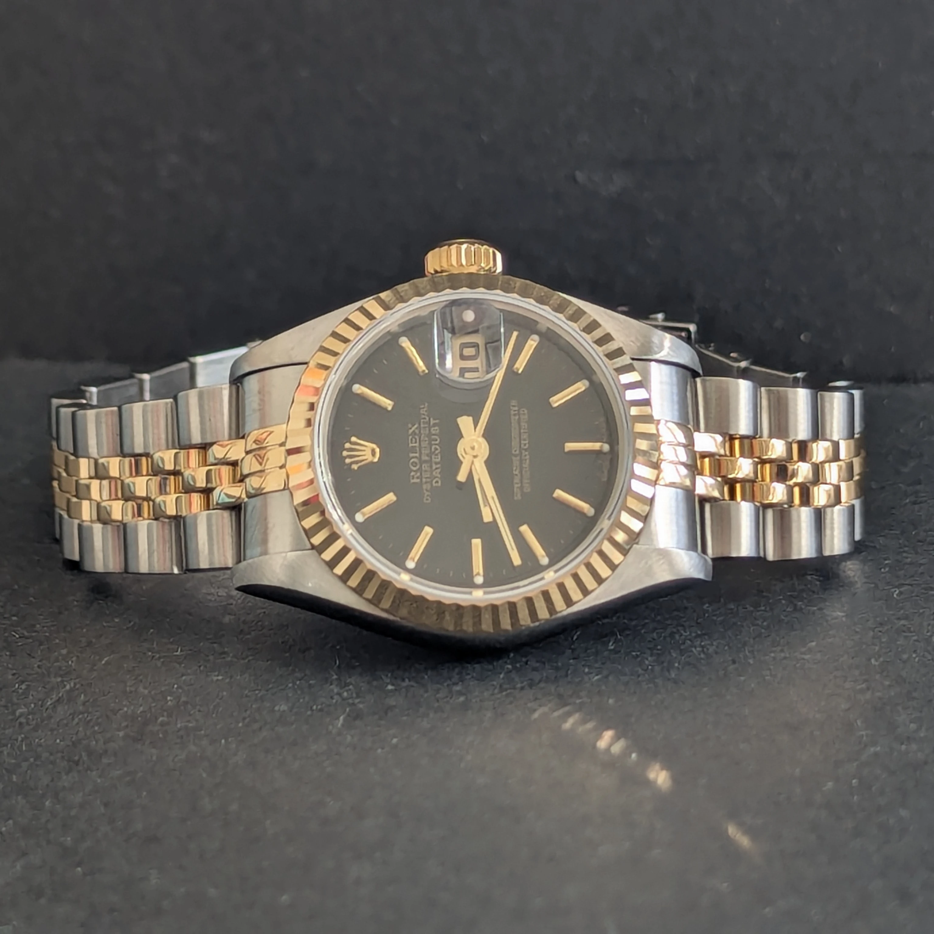 Black Dial 26mm Datejust bracelet