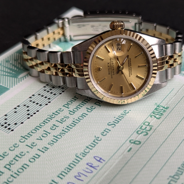 Champagne dial datejust 26mm dial