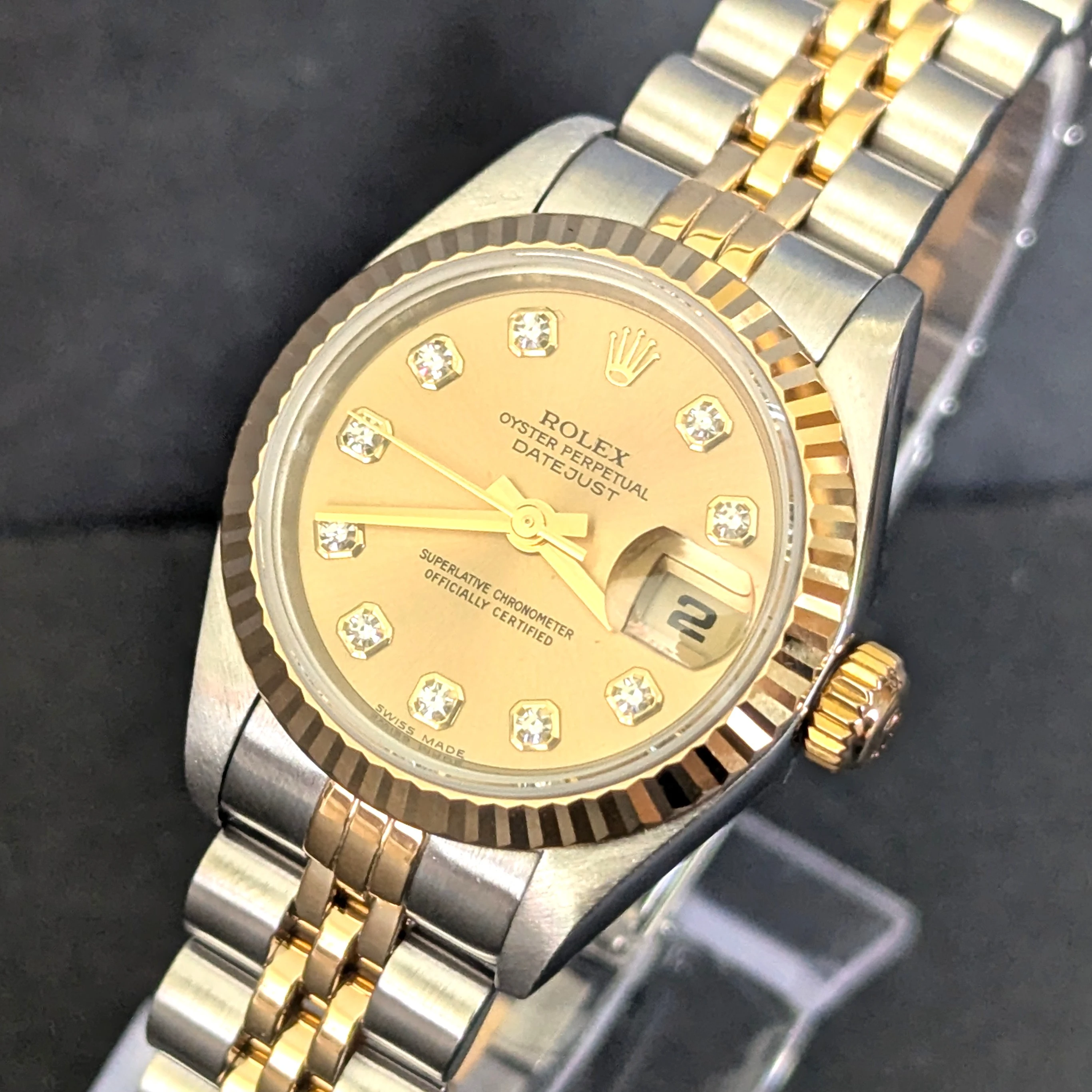 Classic Lady Rolex with Diamonds