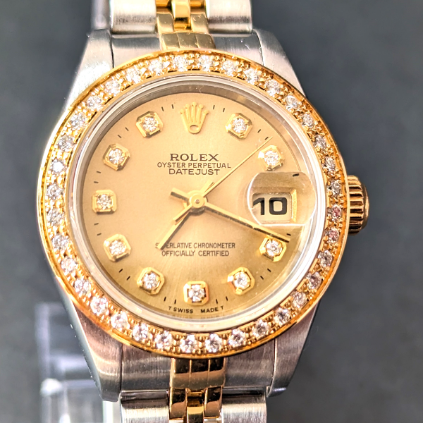 Diamond Bezel and Dial DateJust dial