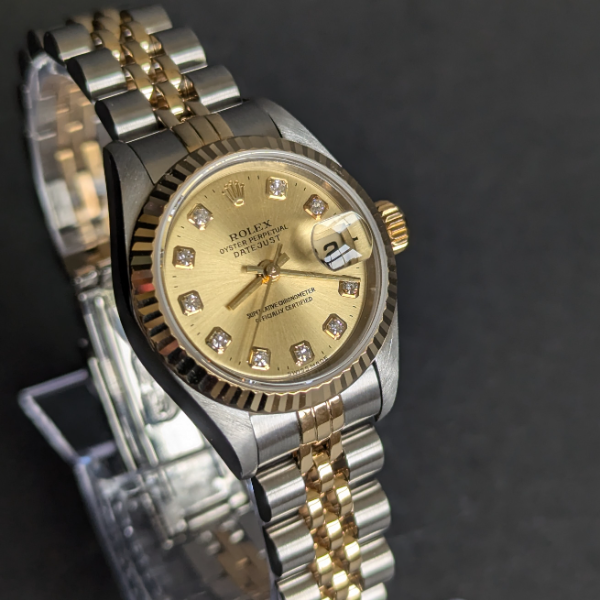 Preowned Diamond Dial Lady DateJust bracelet