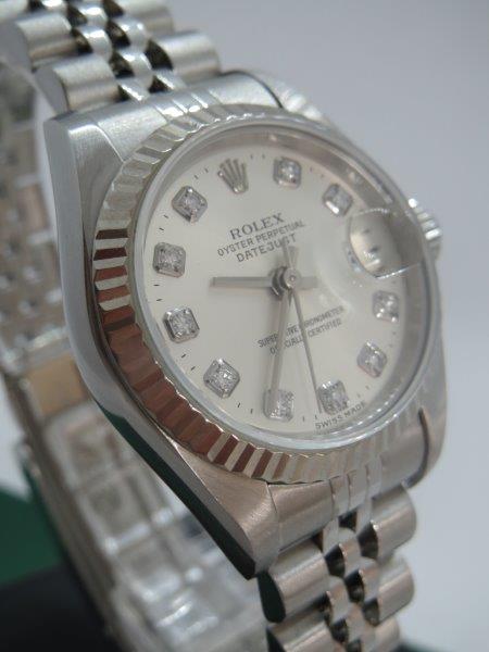 Original diamond dot dial Rolex Ladies Datejust bracelet