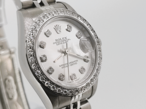 Ladies Rolex With Diamonds  dial